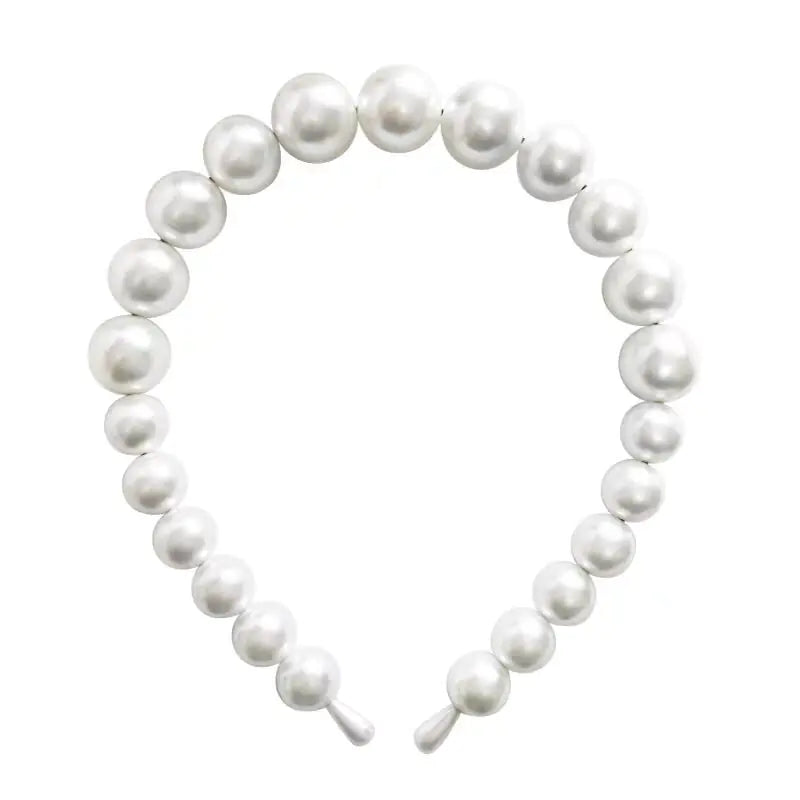 Korean Fashion Pearl Hair Clip and Headband Set