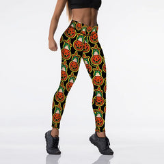 Women's Halloween Character Print Leggings