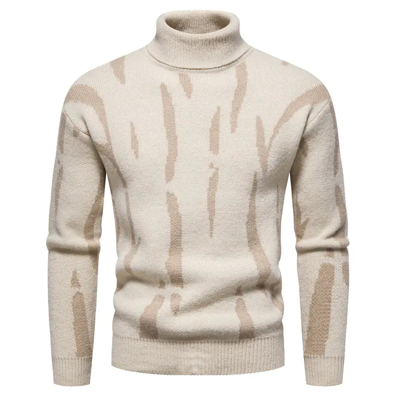 Men's Super Soft Casual Round Neck Plaid Sweater