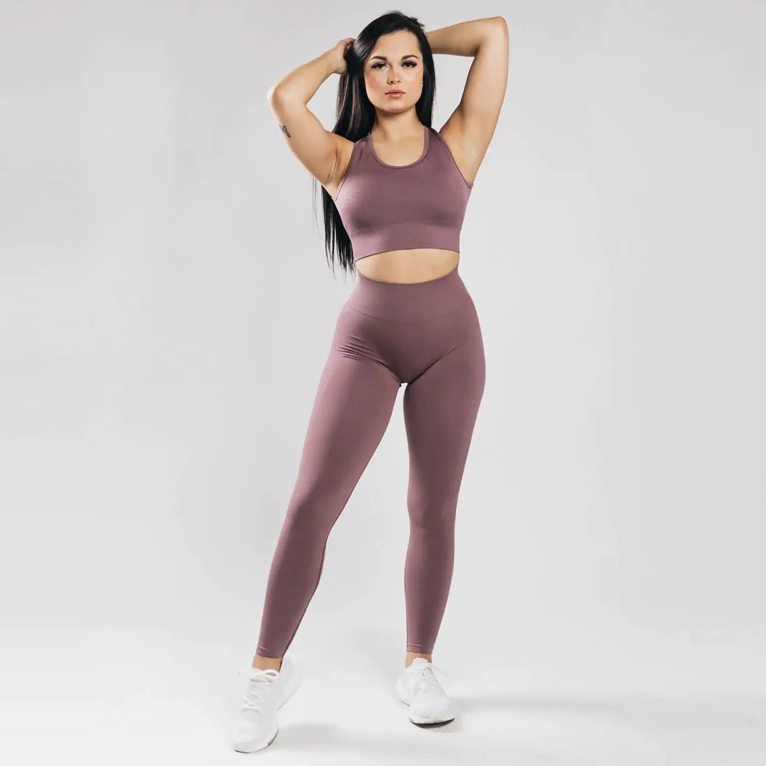 Honey Peach Elastic Yoga Pants