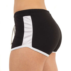2008 - Women's Contrast Mesh Detail Shorts