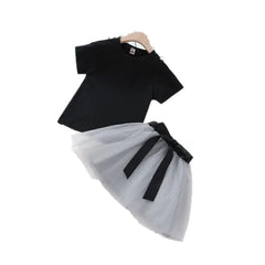 Children's T-Shirt and Skirt 2-Piece Set