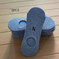 Solid Color Invisible Boat Socks for Men and Women