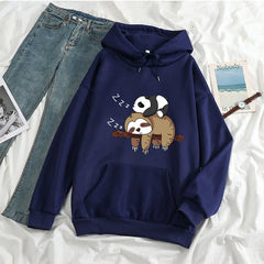 Women's Casual Pullover with Anime Print Long Sleeves