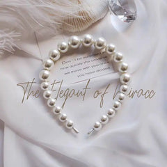 Korean Fashion Pearl Hair Clip and Headband Set