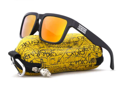 KDEAM Square Outdoor Polarized Sunglasses KD901P-C10