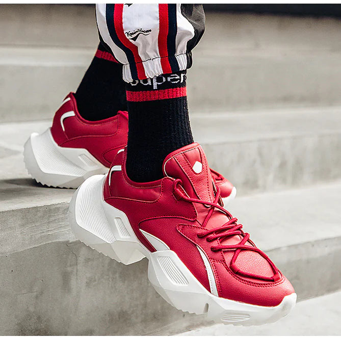 Men's Spring Fashion Sneakers - Trendy Casual Dad Shoes