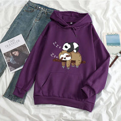 Women's Casual Pullover with Anime Print Long Sleeves