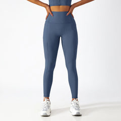 High Waist Peach Hip Lifting Yoga Tights for Women