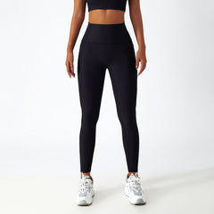 High Waist Peach Hip Lifting Yoga Tights for Women