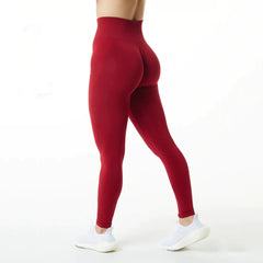 Honey Peach Elastic Yoga Pants