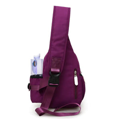 Women's Multi-Functional Outdoor Chest Bag - Solid Color