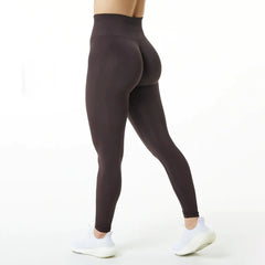 Honey Peach Elastic Yoga Pants