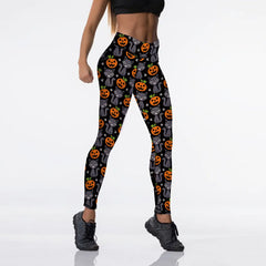 Women's Halloween Character Print Leggings