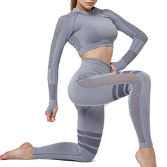 TYKM Women's Breathable Long Sleeve Workout Top